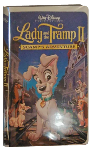 Lady and the Tramp II: Scamp's Adventure VHS, Walt Disney Home Video