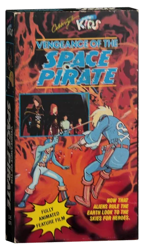 The Vengeance of the space pirate VHS cover