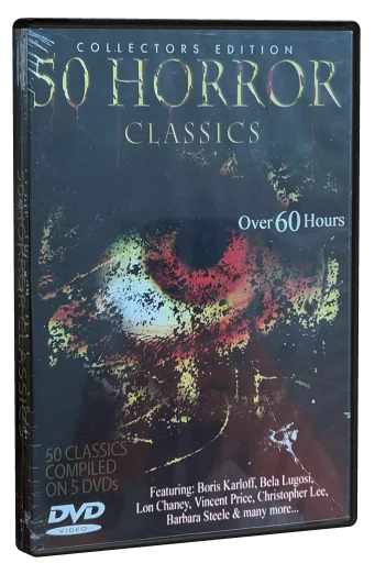 50 Horror Classics DVD cover
