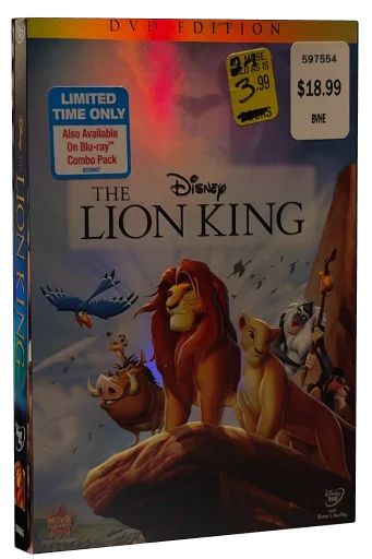 The Lion King DVD, Walt Disney Studios Home Entertainment