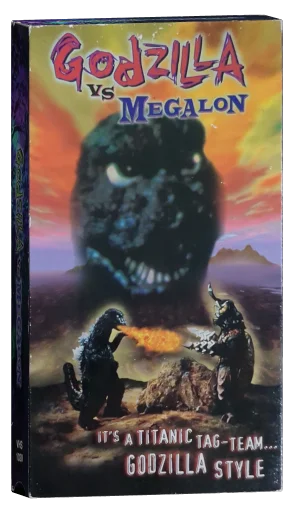 Godzilla vs. Megalon VHS, HGV Video Productions