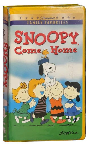 Snoopy, Come Home VHS, Paramount