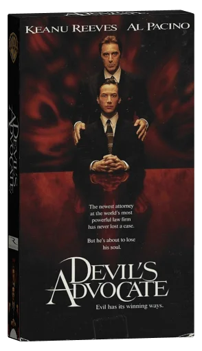 The Devil's Advocate VHS, Warner Bros. Home Entertainment