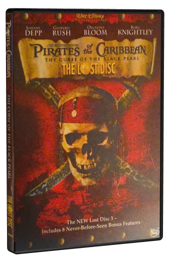 Pirates of the Caribbean: The Curse of the Black Pearl DVD, Buena Vista Home Entertainment