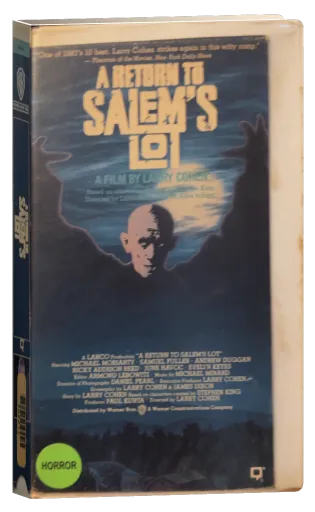A Return to Salem's Lot VHS, Warner Home Video