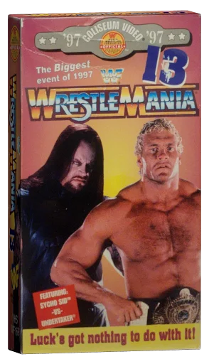 WWF WrestleMania 13 VHS cover