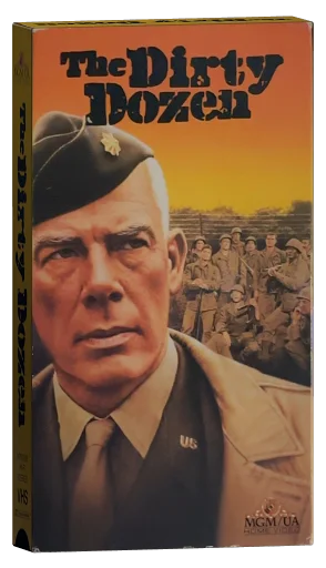 The Dirty Dozen VHS, MGM/UA Home Video