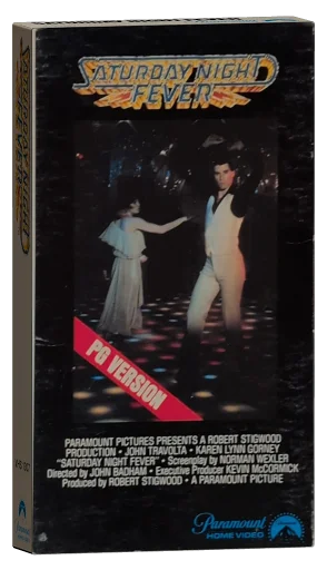 Saturday Night Fever VHS, Paramount Home Video