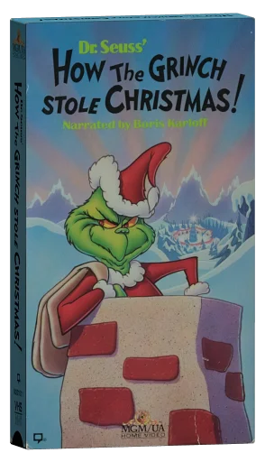 How the Grinch Stole Christmas! VHS, MGM/UA Home Video