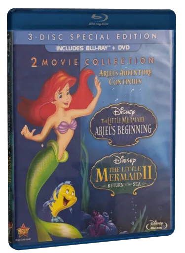 The Little Mermaid II: Return to the Sea / The Little Mermaid: Ariel's Beginning Blu-ray cover