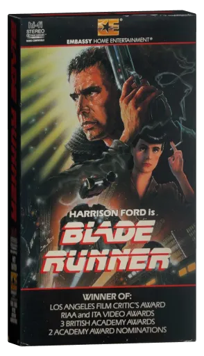 Blade Runner VHS, Embassy Home Entertainment
