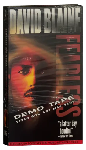 David Blaine: Fearless VHS, Buena Vista Home Entertainment