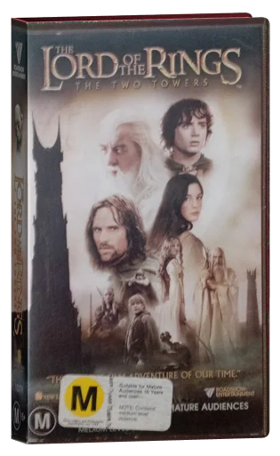 The Lord of the Rings: The Two Towers VHS, Roadshow Entertainment