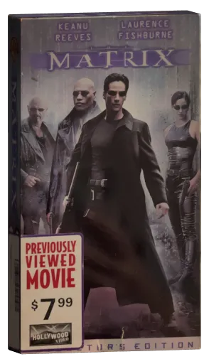 The Matrix VHS, Warner Bros.