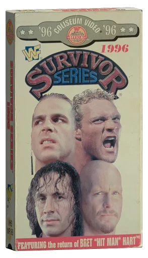 WWF Survivor Series 1996 VHS cover