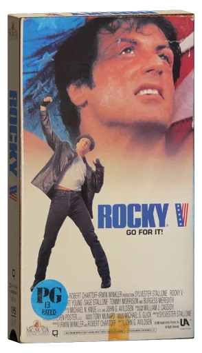 Rocky V VHS, MGM/UA Home Video