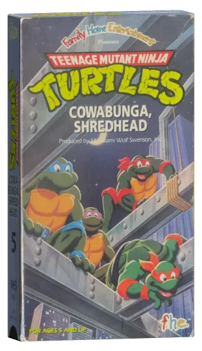 Teenage Mutant Ninja Turtles VHS cover