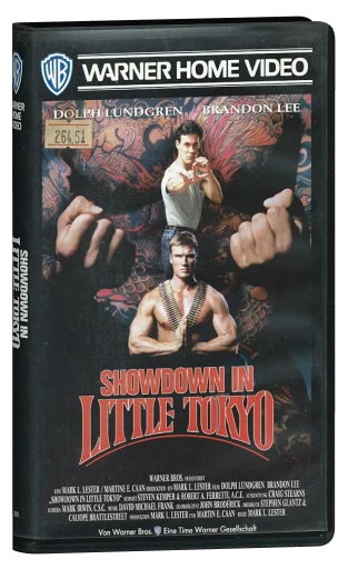 Showdown in Little Tokyo VHS, Warner Home Video