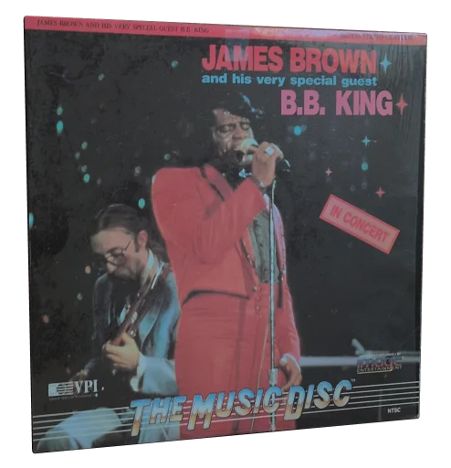 James Brown and his very special guest B.B. King In Concert Laserdisc cover