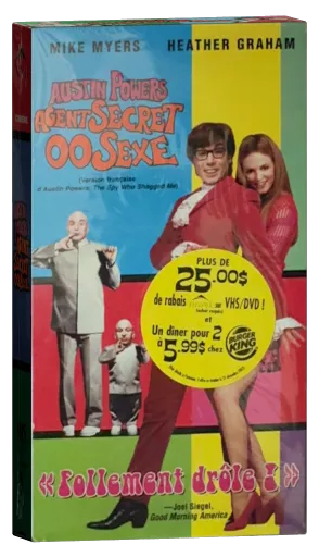 Austin Powers: The Spy Who Shagged Me VHS, Alliance Atlantis Vivafilm