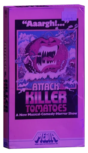 Attack of the Killer Tomatoes! VHS, Media Home Entertainment