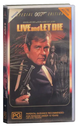 Live and Let Die VHS, MGM Home Entertainment