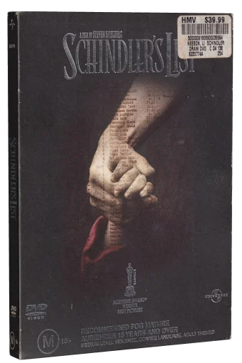 Schindler's List DVD, Universal Pictures (Australasia) Pty Ltd