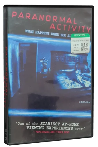 Paranormal Activity DVD, Paramount Pictures Home Entertainment