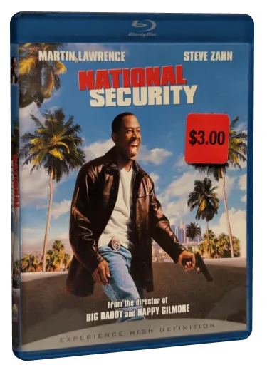 National Security Blu-ray, RCA/Columbia Pictures Home Video