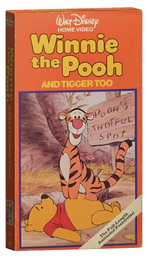 Winnie the Pooh and Tigger Too VHS, Walt Disney Home Video
