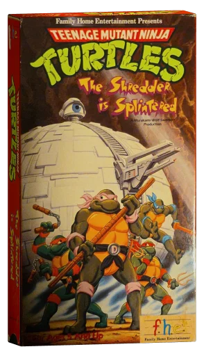 Teenage Mutant Ninja Turtles VHS, Family Home Entertainment