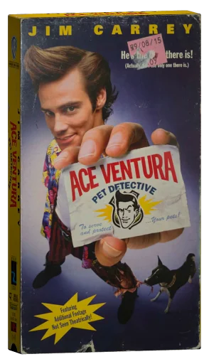 Ace Ventura: Pet Detective VHS, Warner Home Video