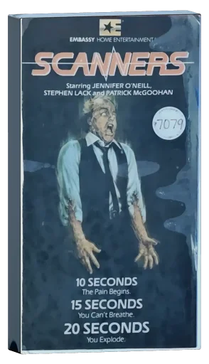 Scanners VHS, Embassy Home Entertainment
