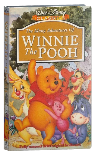 The Many Adventures of Winnie the Pooh VHS, Walt Disney Home Video