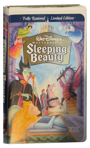 Sleeping Beauty VHS, Buena Vista Home Video