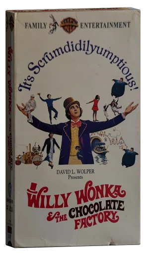Willy Wonka & the Chocolate Factory VHS, Warner Home Video