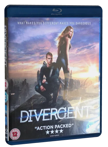 Divergent Blu-ray cover