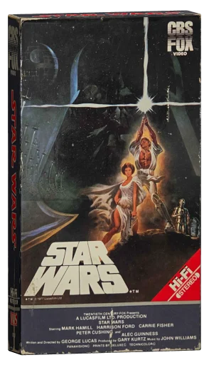 Star Wars VHS, CBS/FOX Video
