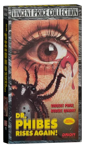 Dr. Phibes Rises Again VHS, Orion Home Video