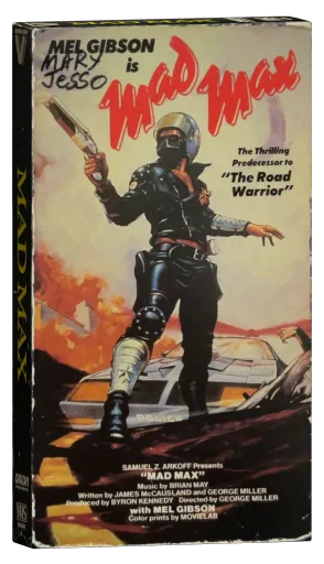 Mad Max VHS, Vestron Video