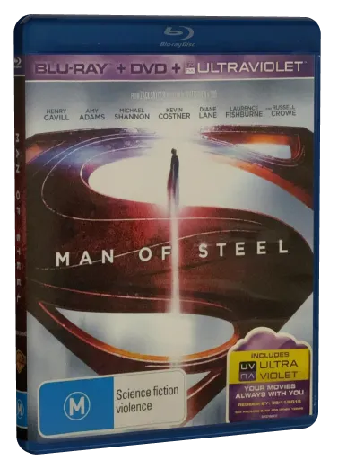Man of Steel Blu-ray, Warner Bros.