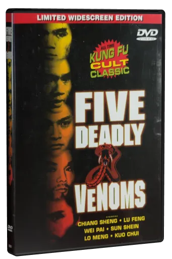 Five Deadly Venoms DVD, Viz Video