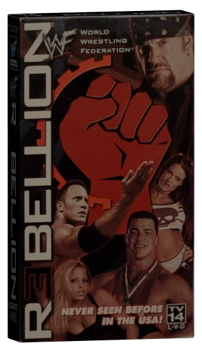 WWF Rebellion 2000 VHS cover