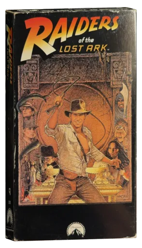 Raiders of the Lost Ark VHS, Paramount