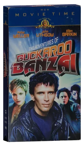 The Adventures of Buckaroo Banzai Across the 8th Dimension VHS, MGM Home Entertainment