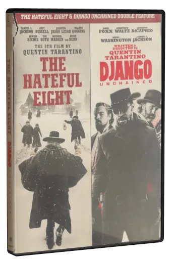 The Hateful Eight & Django Unchained DVD cover