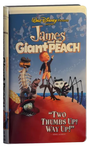 James and the Giant Peach VHS, Walt Disney Home Video
