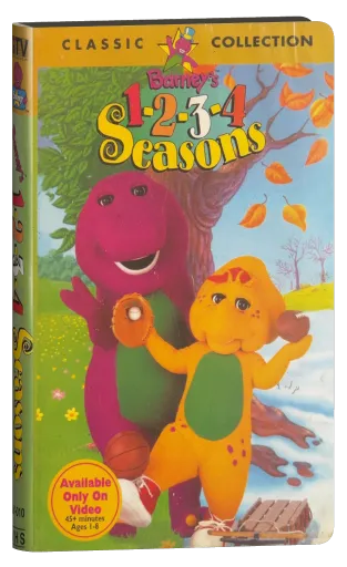 Barney's 1-2-3-4 Seasons VHS cover