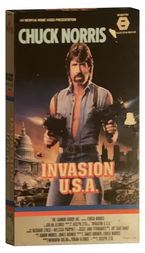 Invasion U.S.A. VHS, MGM/UA Home Video