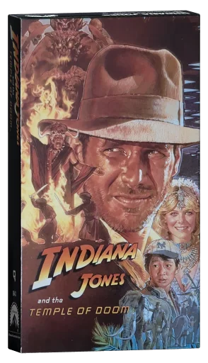 Indiana Jones and the Temple of Doom VHS cover